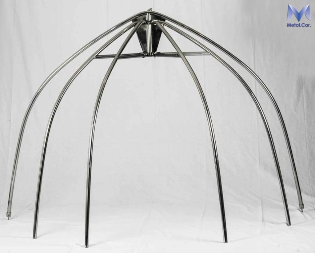 tendalino per barche in acciaio inox a torino